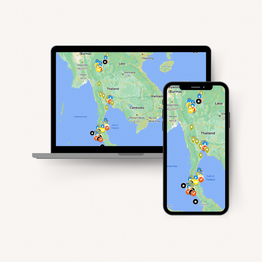 Thailand Google Map Recommendations