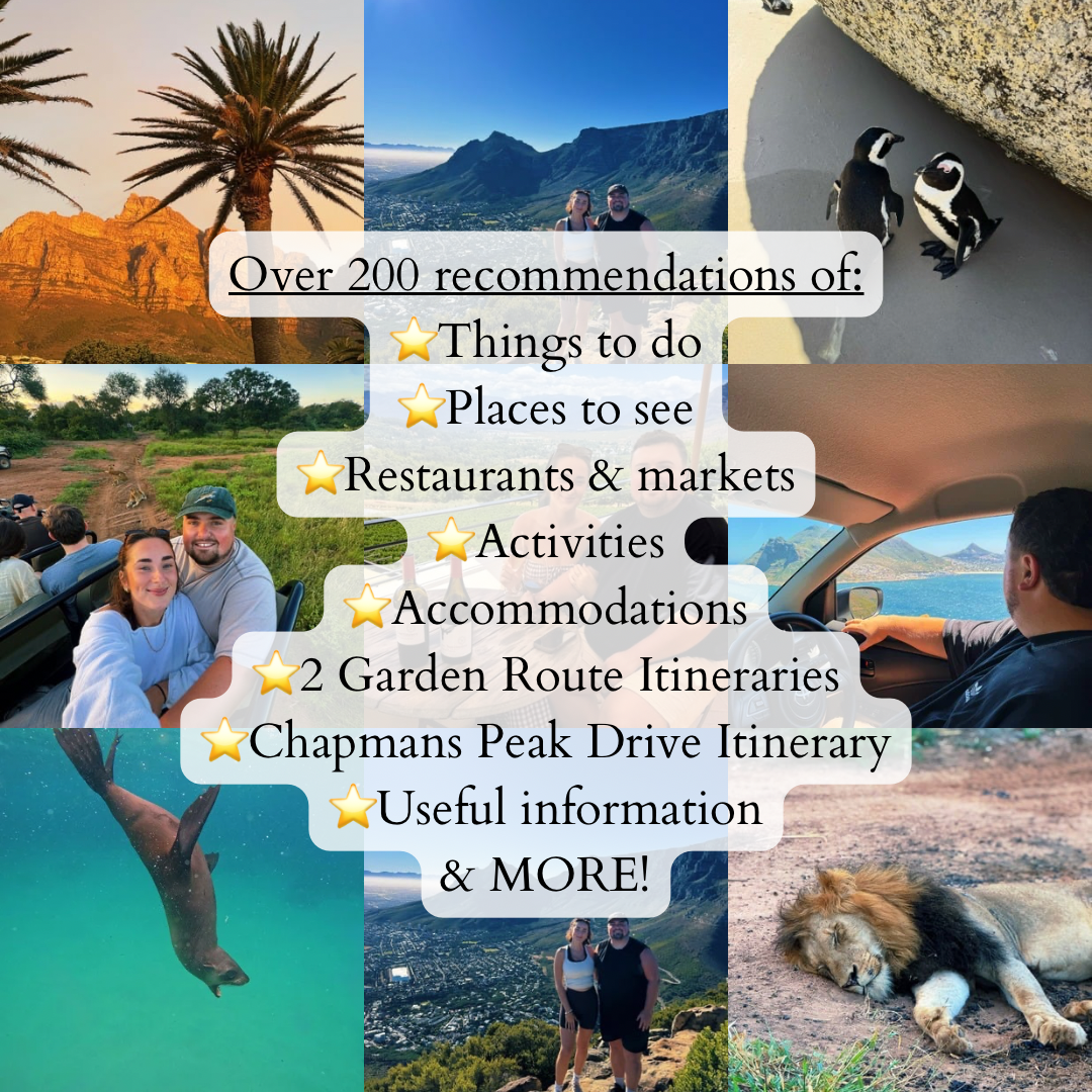 South Africa & Garden Route Google Map Recommendations